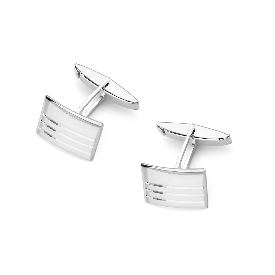 Men's Silver Cufflinks