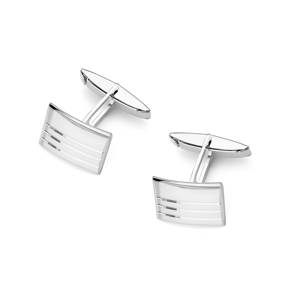Men's Silver Cufflinks