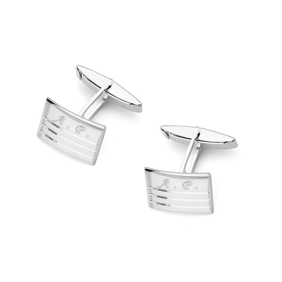 Men's Silver Cufflinks