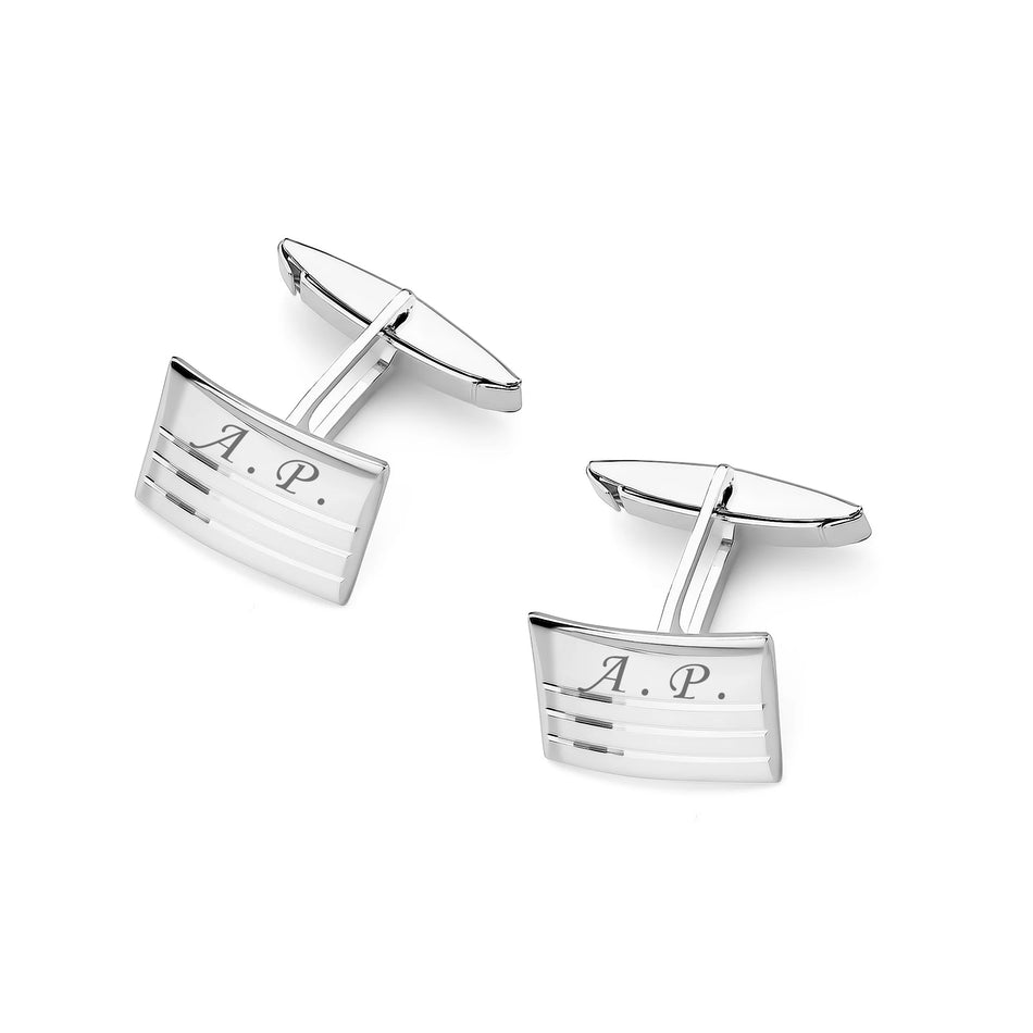 Men's Silver Cufflinks