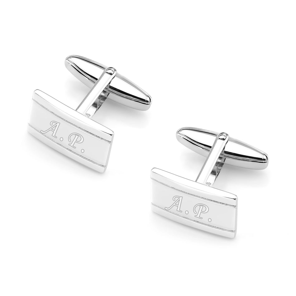 Men's Silver Cufflinks