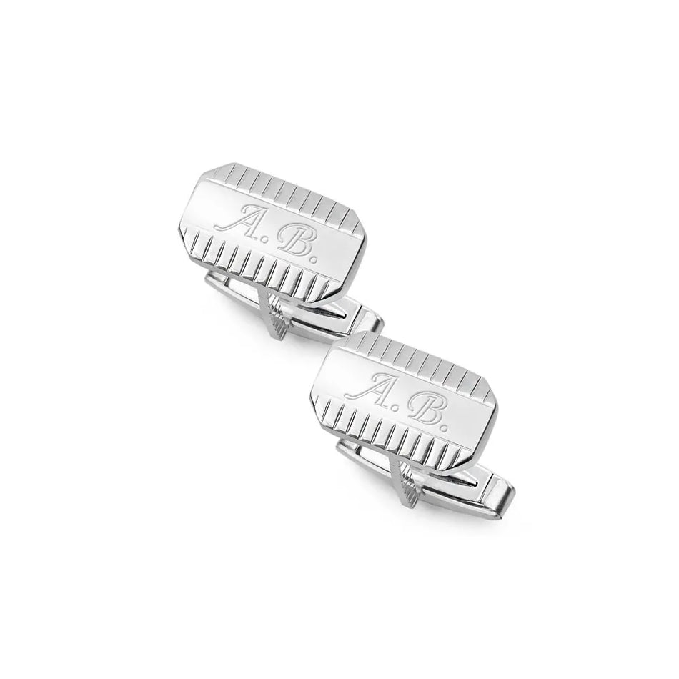 Men's Silver Cufflinks