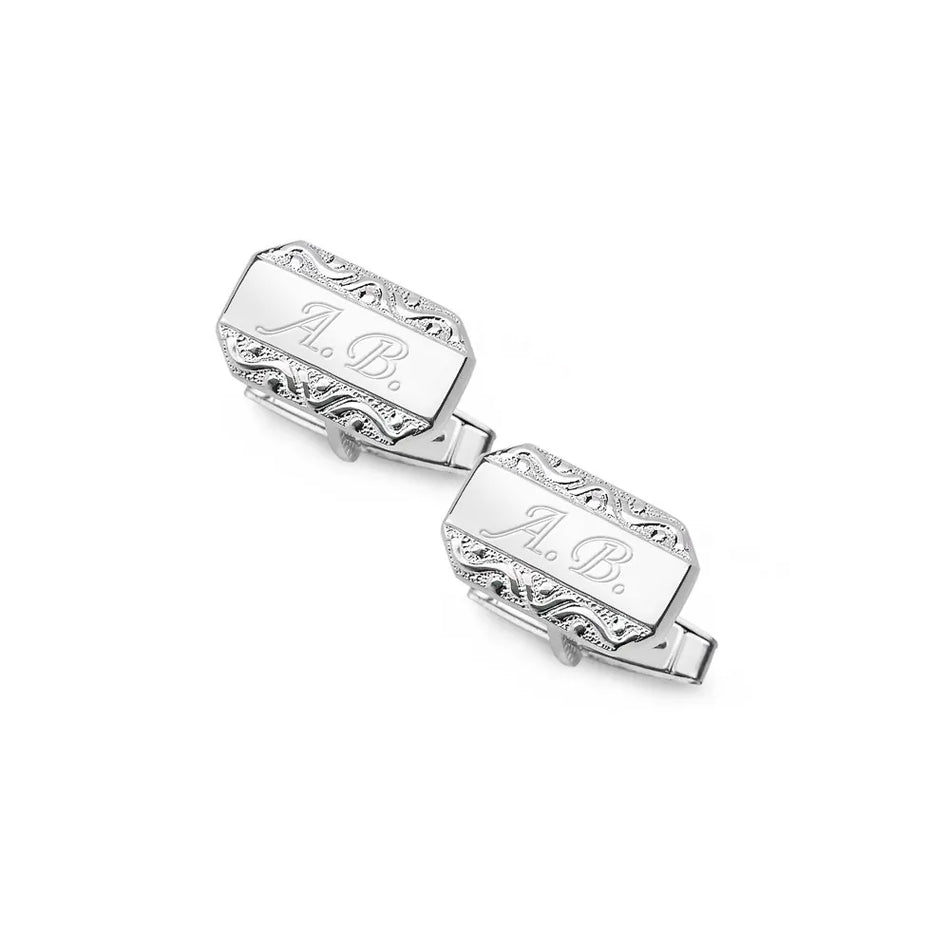 Men's Silver Cufflinks