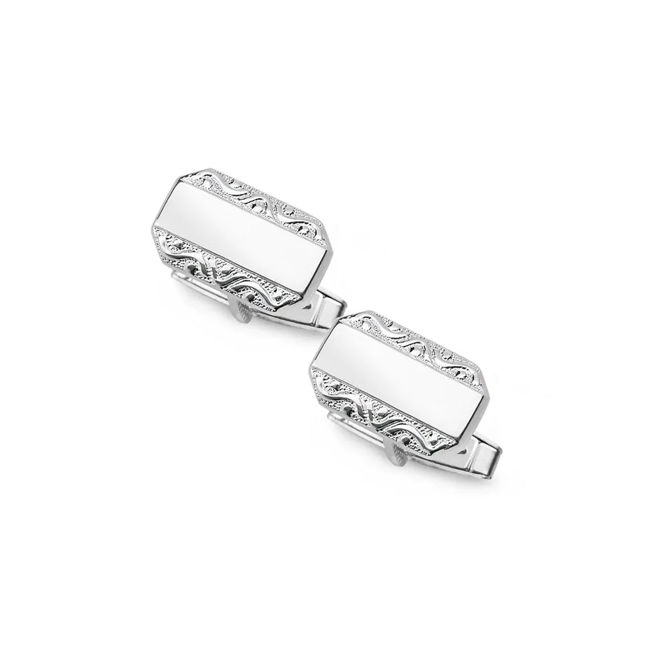 Men's Silver Cufflinks