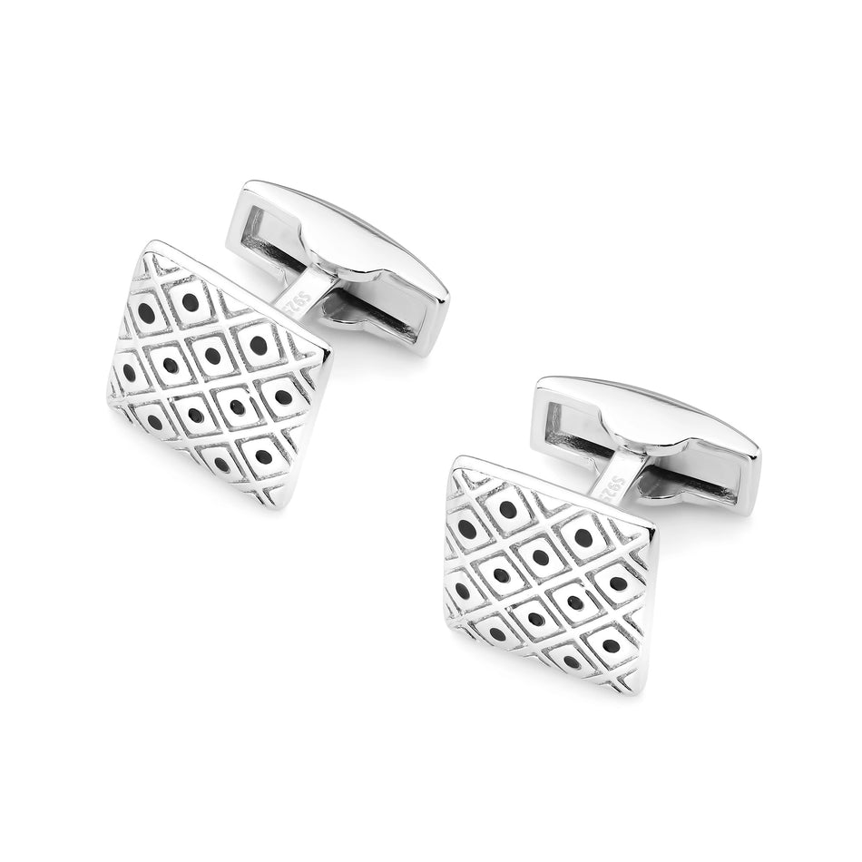 Men's Silver Cufflinks