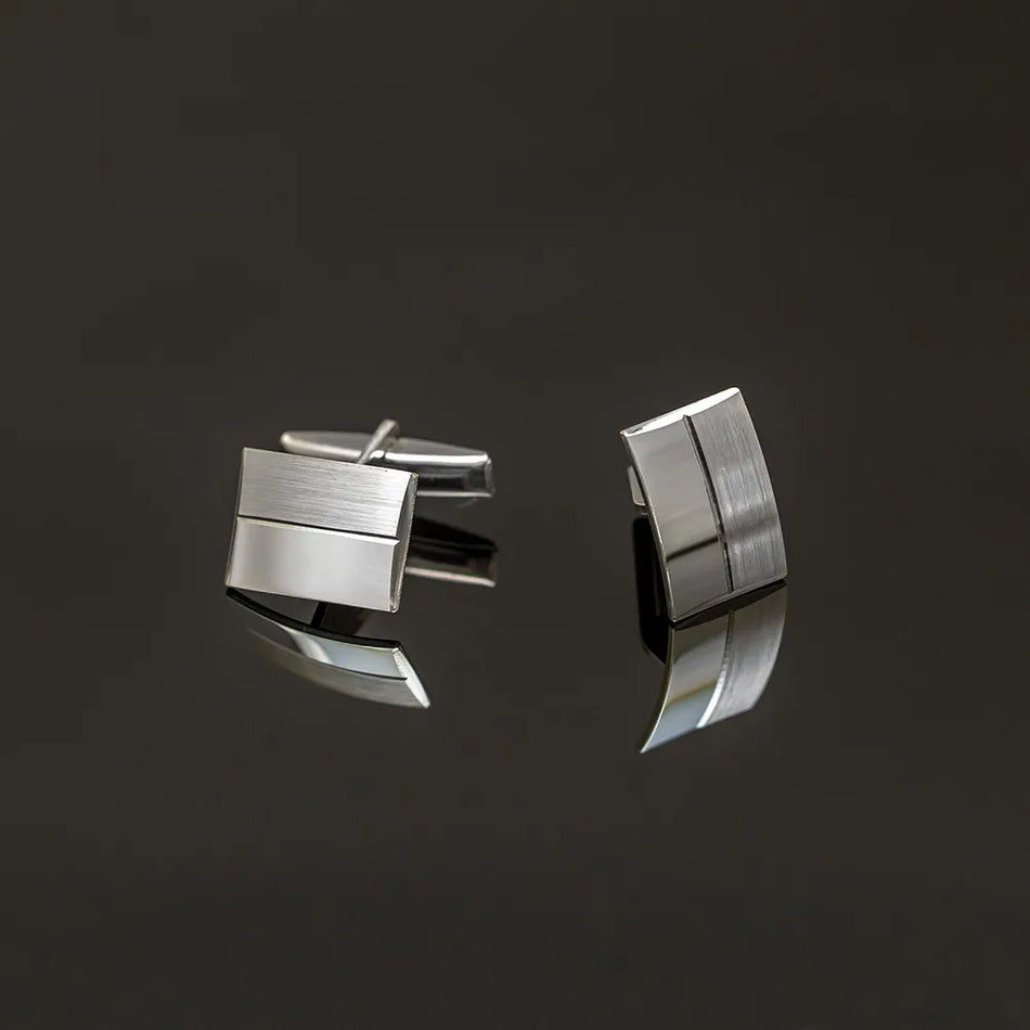 Men's Silver Cufflinks