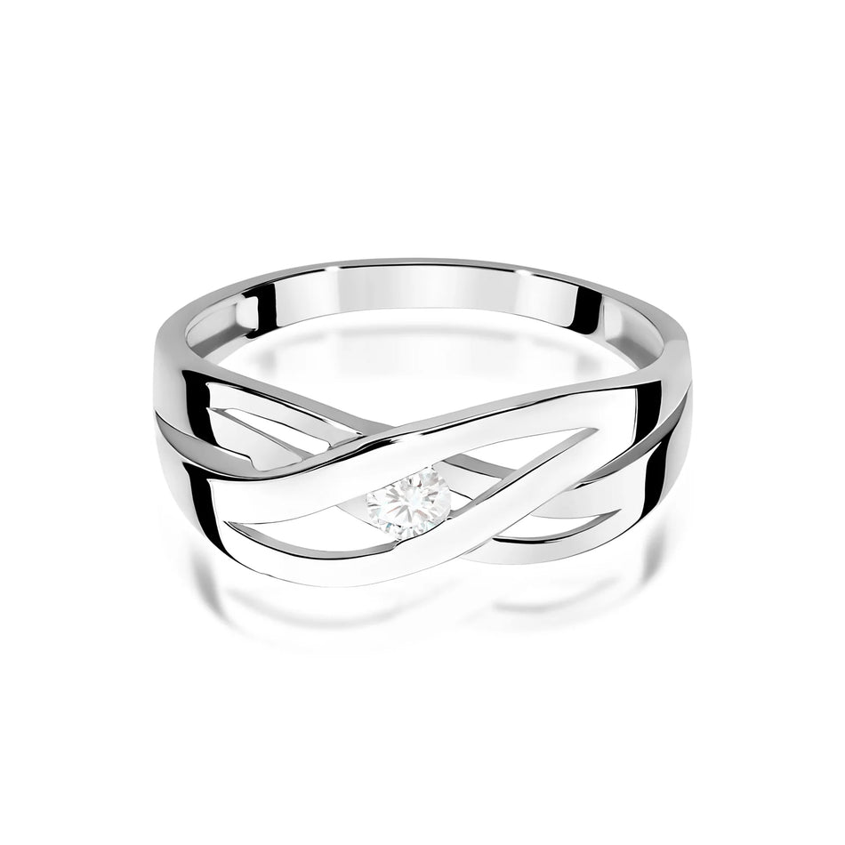 White Gold Ring with 0.10ct Diamond