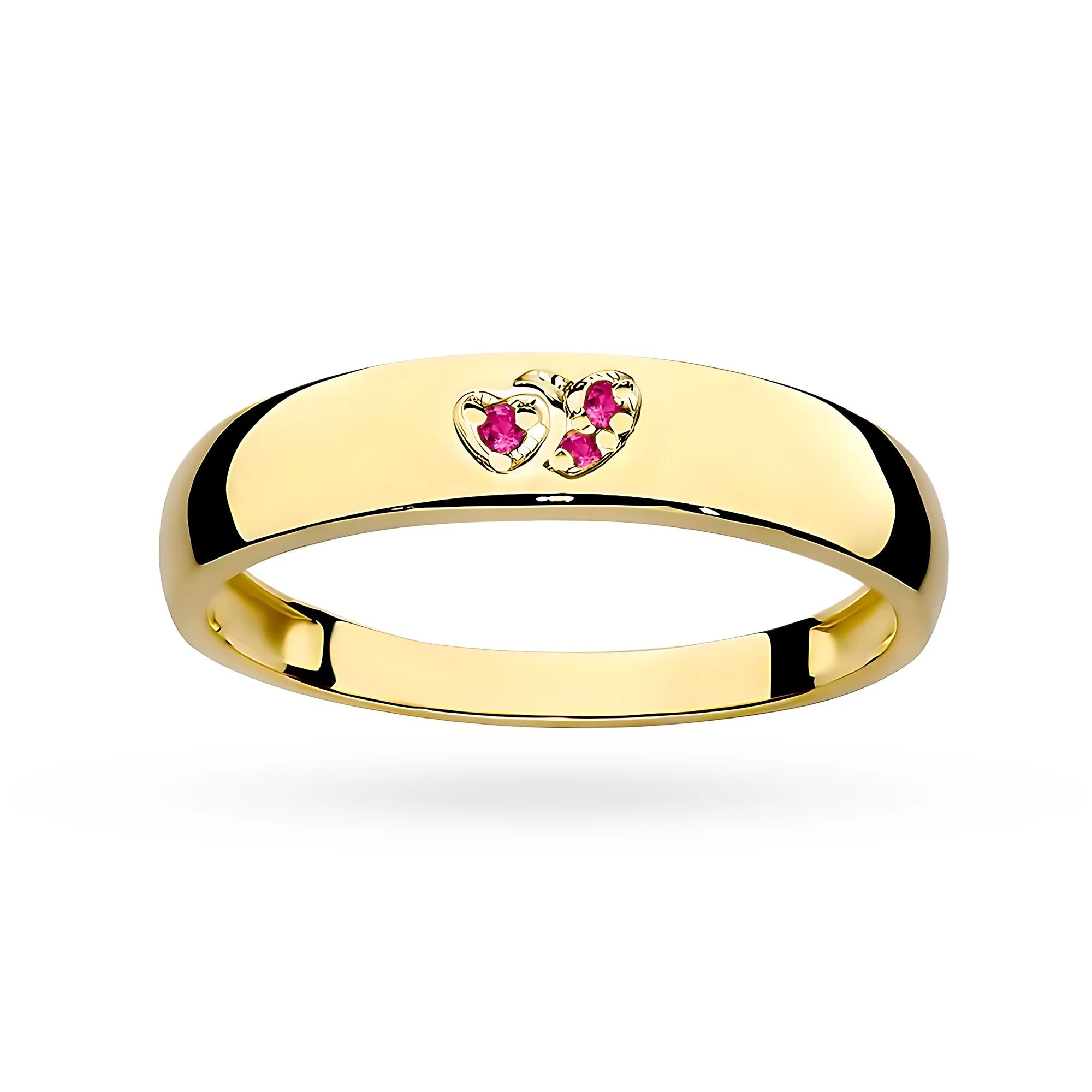 8k-gold-ring-with-red-zirconia-w0189-z6-zir-01