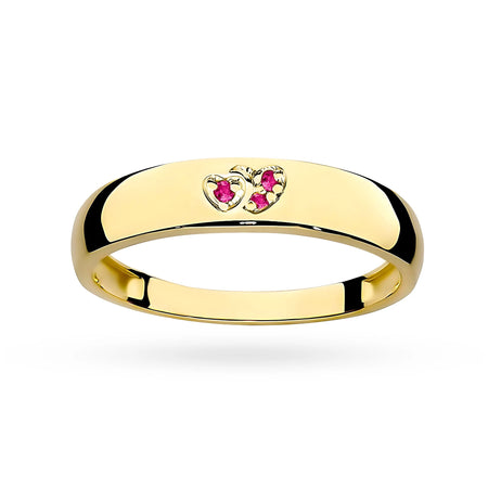 8k-gold-ring-with-red-zirconia-w0189-z6-zir-01