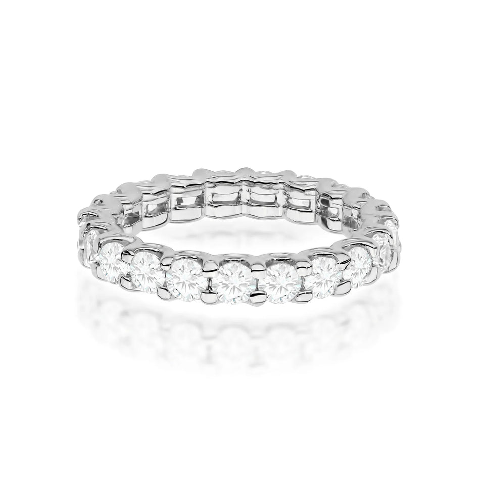 Ewigkeitsring aus Weißgold mit Diamanten, 1,44–1,76 ct
