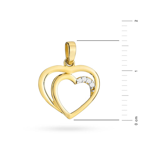 Anhänger aus 14-karätigem Gold ist ein zeitloser Ausdruck von Eleganz. Perfektes Geschenk für Mutter, Schwester, Ehefrau oder Tochter