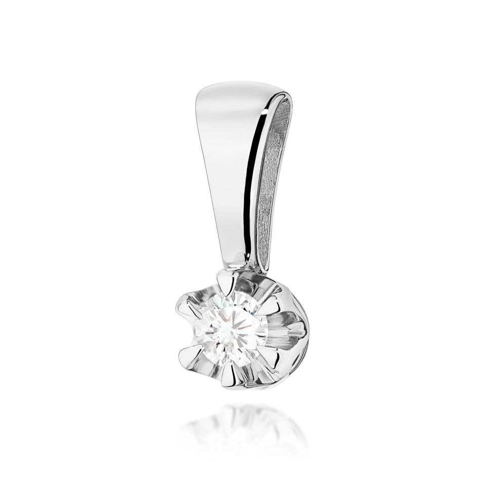 Gold Pendant with 0.08ct Diamond