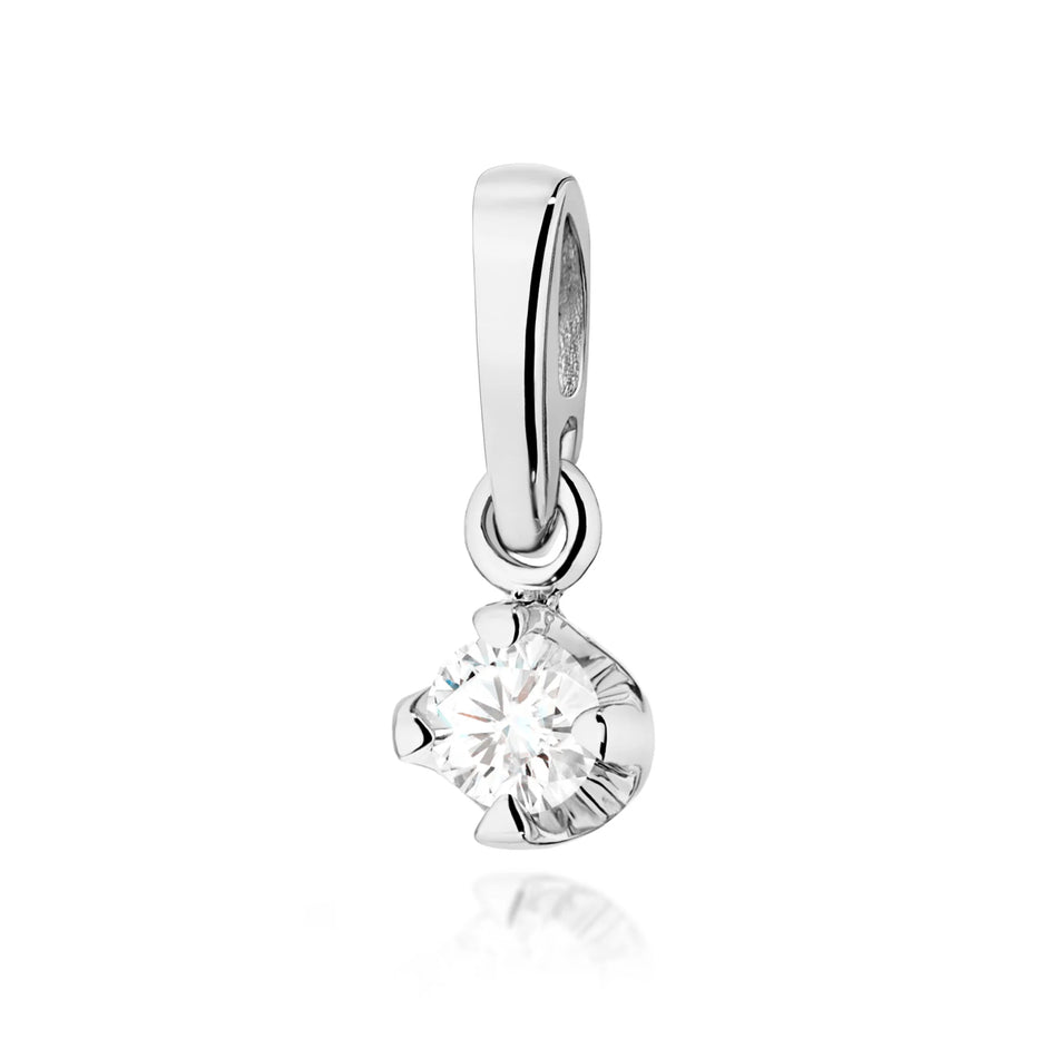 Gold Pendant with 0.10ct Diamond