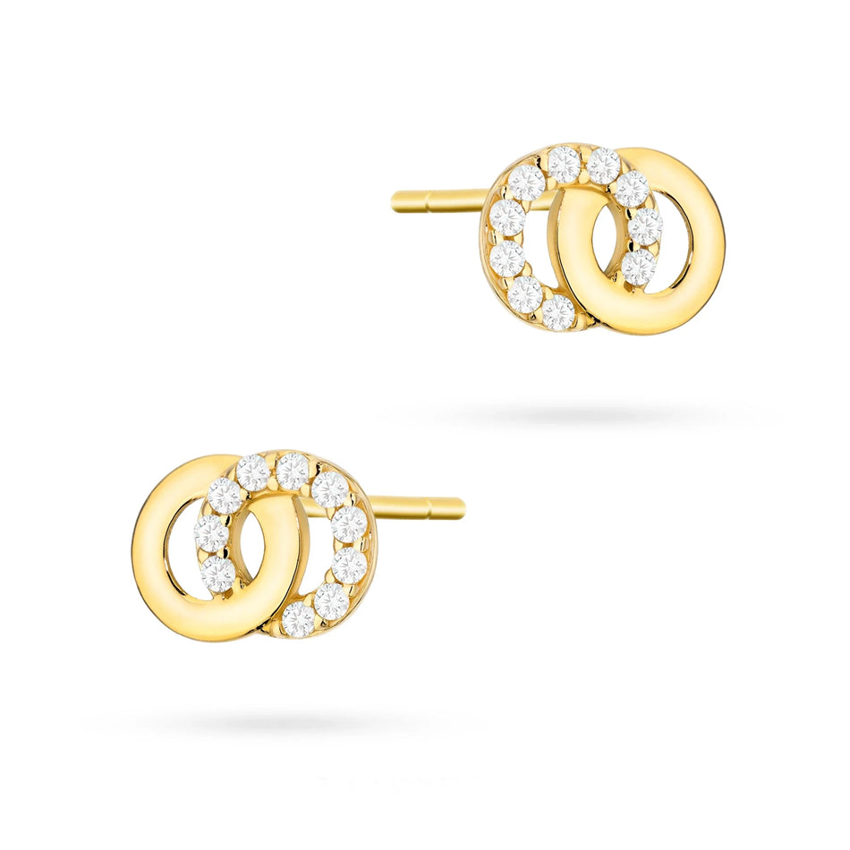 gold-stud-earrings-with-zirconia-k269-14k-585