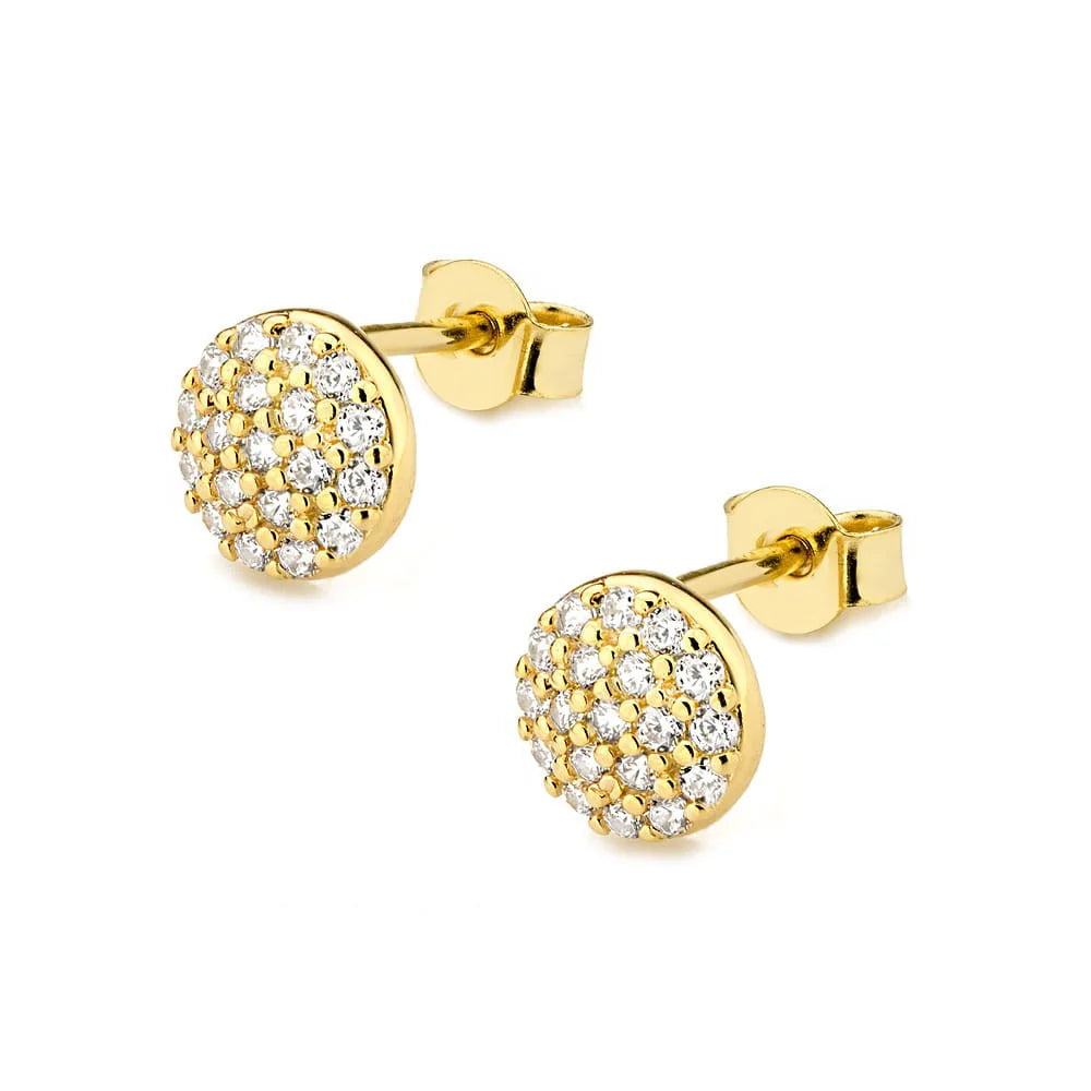 Ohrstecker aus Gold mit Zirkonia K276 14K 585