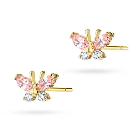 gold-stud-earrings-with-zirconia-butterfly-k013-14k-585