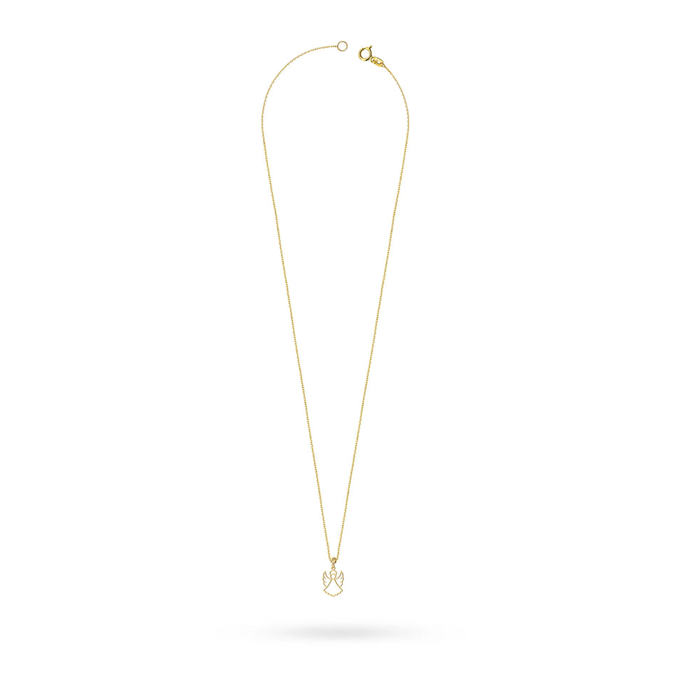 Goldene Halskette ist ein ausgezeichnetes Geschenk für eine geliebte Person. Die in 14K(585) Gold gefasste Halskette wird in einer eleganten Schachtel, einem Geschenksäckchen und einem Schmuckputztuch verpackt.