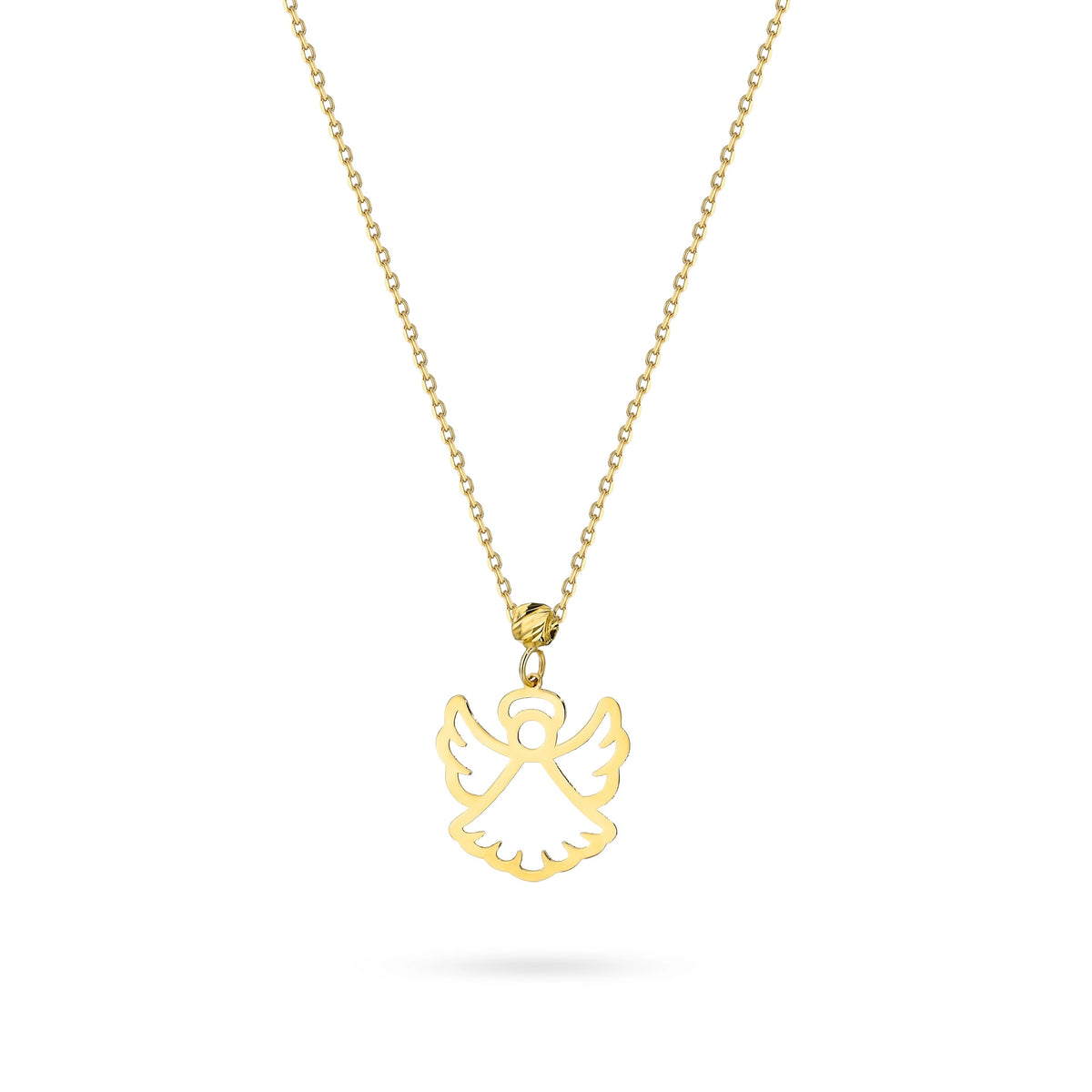 Goldene Halskette ist ein ausgezeichnetes Geschenk für eine geliebte Person. Die in 14K(585) Gold gefasste Halskette wird in einer eleganten Schachtel, einem Geschenksäckchen und einem Schmuckputztuch verpackt.