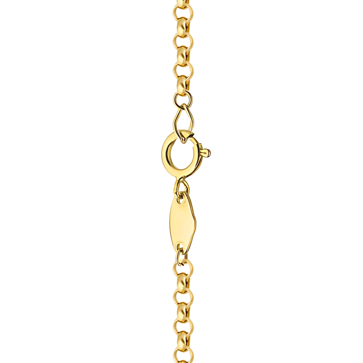 Diese Halskette aus 14-karätigem Gold ist ein exklusives Schmuckstück. Perfekt als Geschenk.