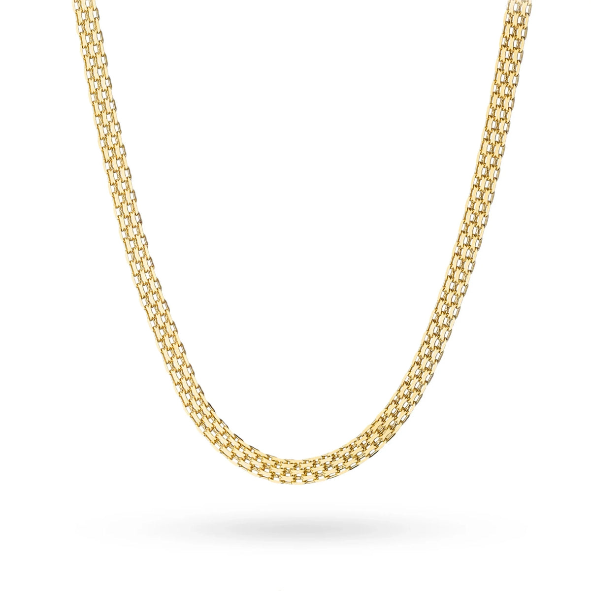 Diese 14-karätige Goldkette mit Ankergeflecht ist ein exklusives Schmuckstück. Perfekt als Geschenk.