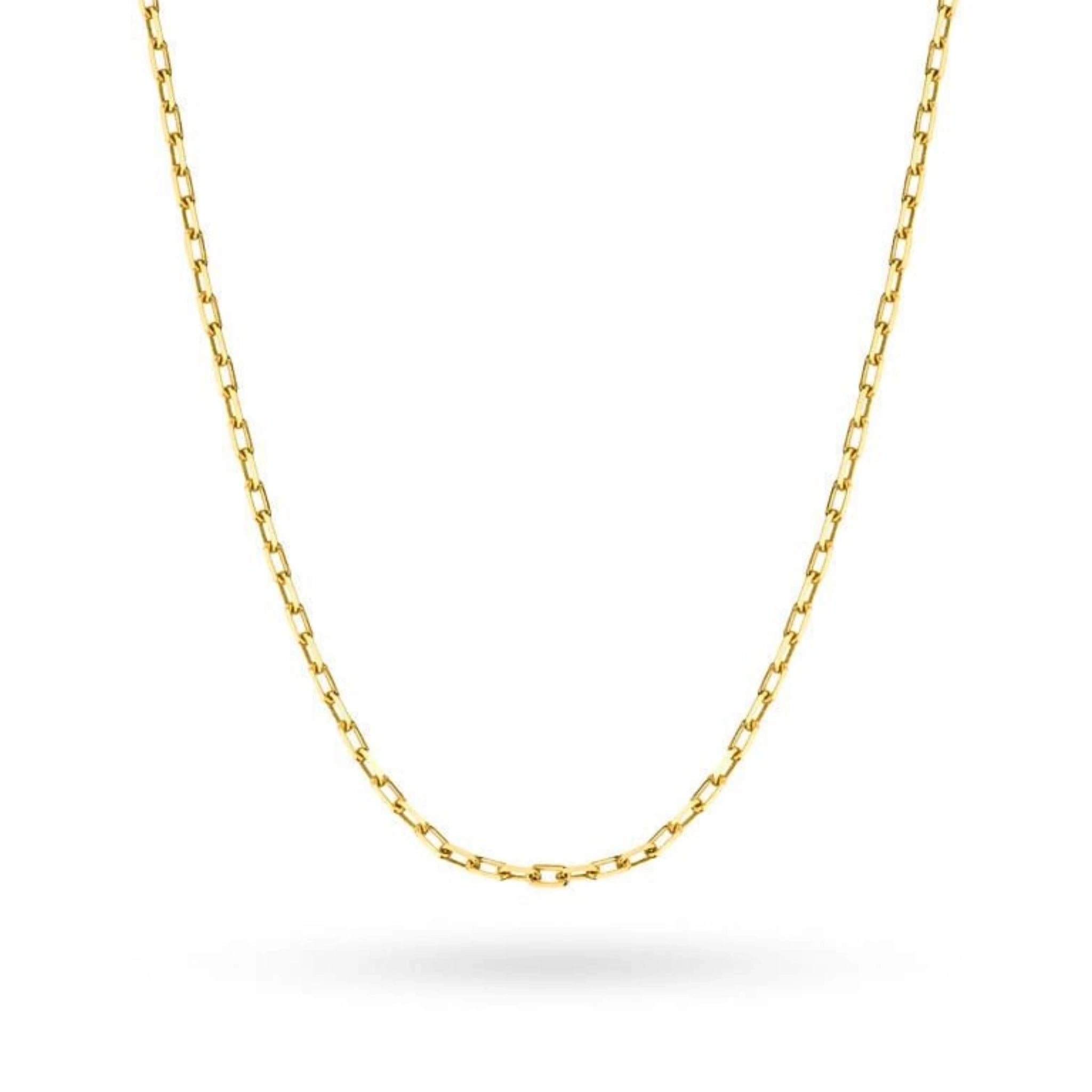 Diese 14-karätige Goldkette mit Ankergeflecht ist ein exklusives Schmuckstück. Perfekt als Geschenk.