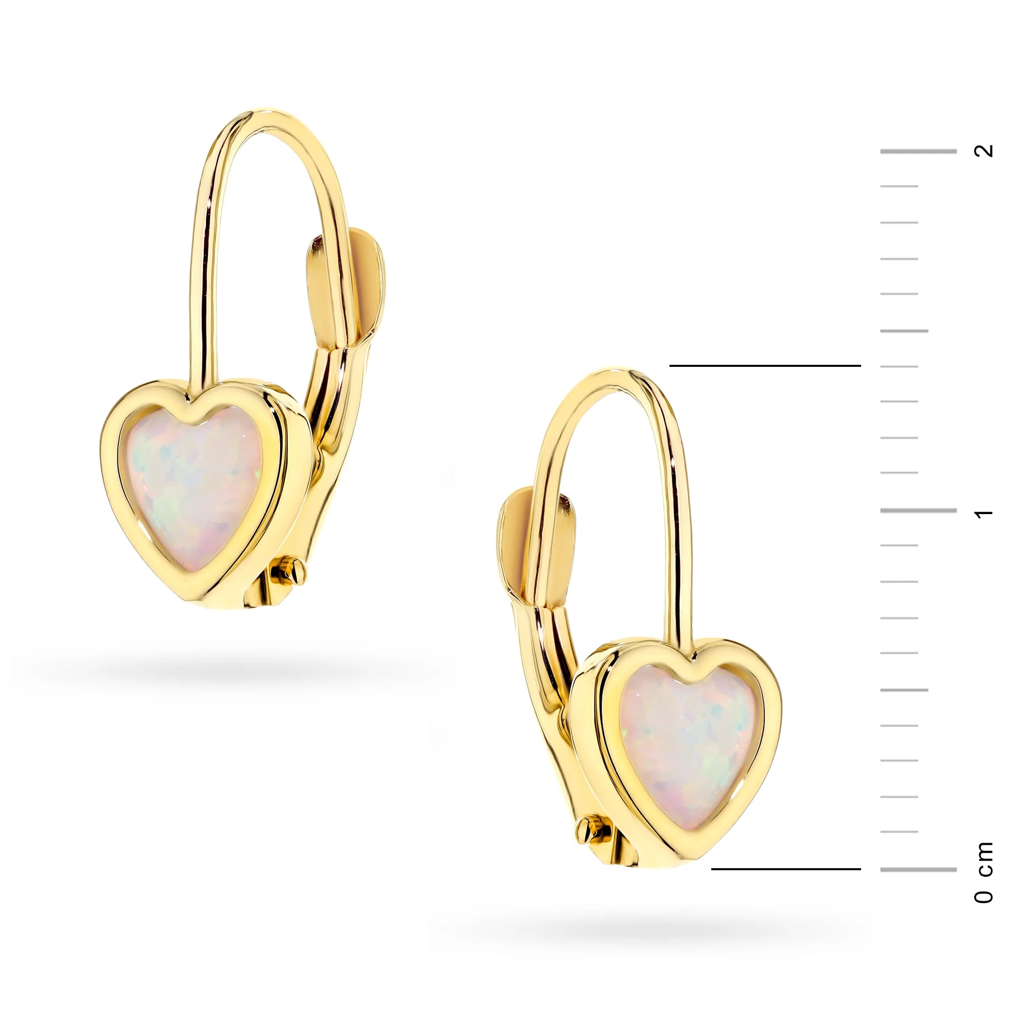 These heart shaped 14-carat gold earrings are an exclusive accessory. Our earrings are a stud clasp. Earrings are packaged in elegant box, perfect for a gift