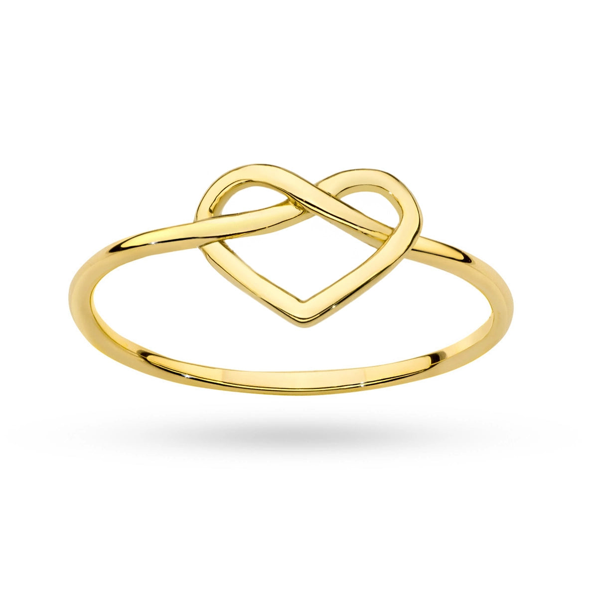 Gold 14k(585) heart-shaped ring.  Is packaged in an elegant box, which is perfect for giving as a gift. 