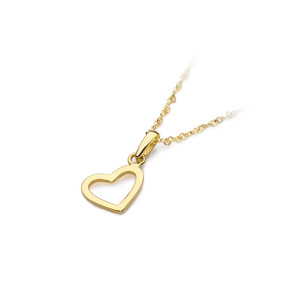 Anhänger aus 8-karätigem Gold ist ein zeitloser Ausdruck von Eleganz und Weiblichkeit. Perfektes Geschenk für Mutter, Schwester, Ehefrau oder Tochter